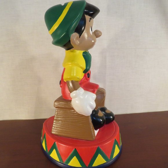 Vintage Ceramic PINOCCHIO Money BANK 10.75" High (71C) - Picture 4 of 5